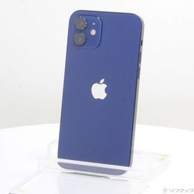 (中古)Apple iPhone12 128GB ブルー MGHX3J/A SIMフリー(377-ud)