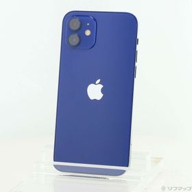 (中古)Apple iPhone12 128GB ブルー MGHX3J/A SIMフリー(276-ud)