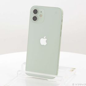 (中古)Apple iPhone12 128GB グリーン MGHY3J/A SIMフリー(247-ud)