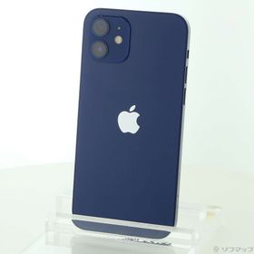 (中古)Apple iPhone12 256GB ブルー MGJ33J/A SIMフリー(344-ud)