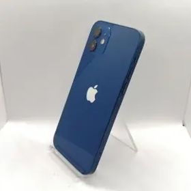 【中古】Apple SoftBank 【SIMロック解除済み】 iPhone 12 256GB ブルー MGJ33J/A【新宿東口】保証期間１ヶ月【ランクB】