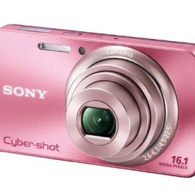 ソニー SONY デジタルカメラ Cybershot W570 1610万画素CCD 光学ｘ5 ピンク DSC-W570/P(中古品)