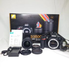 Nikon D3500 デジタル一眼レフカメラ シャッター数：１４３回 AF-P DX NIKKOR 18-55mm 3.5-5.6 G VR レンズ