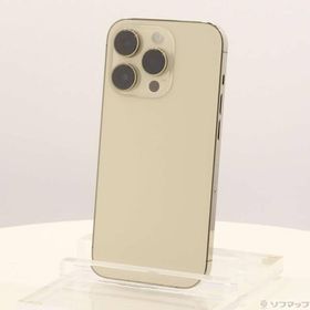 〔中古〕Apple(アップル) iPhone14 Pro 128GB ゴールド MQ073J／A SIMフリー〔305-ud〕