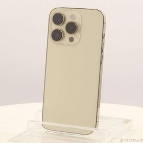 〔中古〕Apple(アップル) iPhone14 Pro 128GB ゴールド MQ073J／A SIMフリー〔276-ud〕