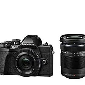 【中古】【非常に良い】OLYMPUS ミラーレス一眼カメラ OM-D E-M10 MarkIII EZダブルズームキット ブラック