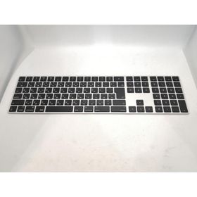 【中古】Apple Magic Keyboard（2017/テンキー付き/A1843） - 日本語（JIS） シルバー MQ052J/A【高崎モントレー】保証期間１週間