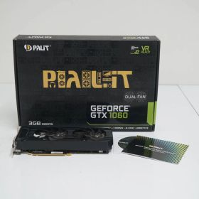 Palit GEFORCE GTX1060 DUAL 3072M GDDR5 192bit DVI 3-DP HDMI グラフィックボード USED品 【動作未確認】【ジャンク】 X0044
