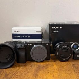 SONY α6300 ミラーレス ダブルレンズ ILCE-6300