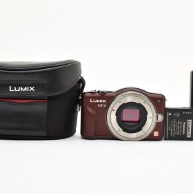 ★ショット数2293回★ パナソニック Panasonic LUMIX DMC-GF3 ブラウン 充電器付き ARYM6083 #44