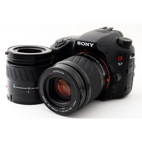 SONY α57 ダブルズームセット 美品 SDカード付 動作確認済み 1ヶ月保証付 高性能