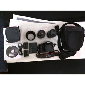 SONY ミラーレス一眼 α57 ダブルズームレンズキット DT 18-55mm F3.5-5.6 SAM＋DT 55-200mm F4-5