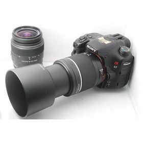 一眼レフカメラ 初心者 中古 sony α57 DT 18-55mm＋DT 55-200mm ダブルレンズキット 整備 センサークリーニング【中古】