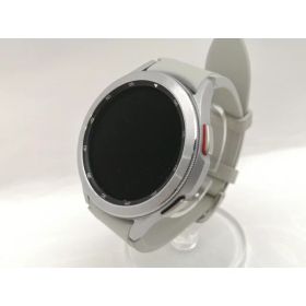 【中古】SAMSUNG Galaxy Watch4 Classic 46mm SM-R890NZSAXJP シルバー【神保町】保証期間1ヶ月【ランクC】