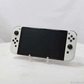 【中古】Nintendo(任天堂) Nintendo Switch 有機ELモデル Joy-Con(L)／(R) ホワイト 【371-ud】