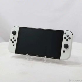 【中古】Nintendo(任天堂) Nintendo Switch 有機ELモデル Joy-Con(L)／(R) ホワイト 【269-ud】