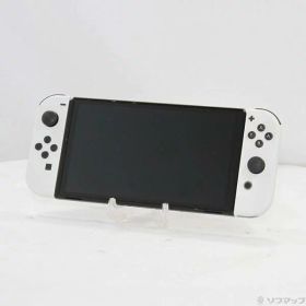 【中古】Nintendo(任天堂) Nintendo Switch 有機ELモデル Joy-Con(L)／(R) ホワイト 【297-ud】
