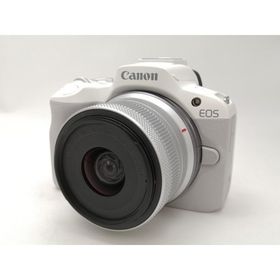 【中古】Canon EOS R50 RF-S18-45 IS STMレンズキット ホワイト【新宿2】保証期間１ヶ月【ランクA】