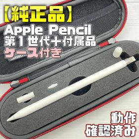 動作確認済み【純正品】Apple Pencil 第一世代 付属品＋ケース 375