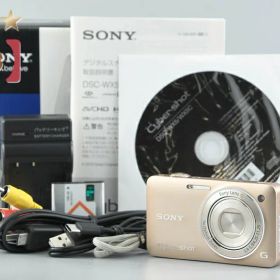 【中古】SONY ソニー Cyber-shot DSC-WX5 ゴールド デジタルスチルカメラ 元箱付き