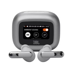 JBL Live Beam 3 Silver (シルバー)(ジェービーエル)(ワイヤレスイヤホン)(LiveBeam3)(ノイズキャンセリング搭載)(ハイレゾ対応)(LIVEBEAM3SIL)【国内正規品・1年保証】