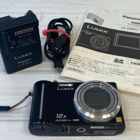 【塩】Panasonic LUMIX DMC-TZ7 ブラック コンパクトデジタルカメラ コンデジ【24031SK】F05