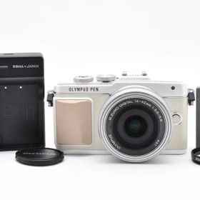 ＜並品＞ OLYMPUS ミラーレス一眼 PEN E-PL7 14-42mm EZレンズキット ホワイト