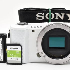 超極上★SONY ILCE-5000 α5000 ボディ ホワイト #351