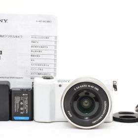 ★良品★ ★ショット数5549回★ ソニー SONY α5000 ホワイト + E PZ 16-50mm F3.5-5.6 OSS 充電ケーブル付き ARYM6074 #54
