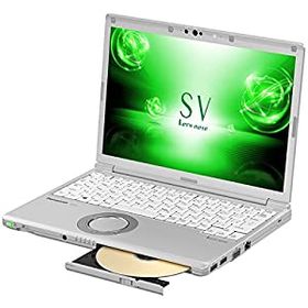 パナソニック 12.1型ノートPC Let's note レッツノート SV シルバー CF-SV7LFGQR [Office付き・Win10 Pro・Core i5](中古品)