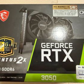 MSI GeForce RTX 3050 VENTUS 2X E 6G OC ゲ
