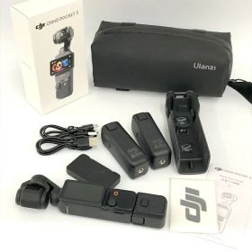 【中古】 DJI ディージェイアイ OSMO POCKET3 OP9923 クリエイターコンボ Vlog撮影 ビデオカメラ ★TA360