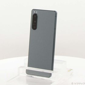 (中古)SONY Xperia 5 IV 128GB グリーン SO-54C docomo SIMフリー(258-ud)