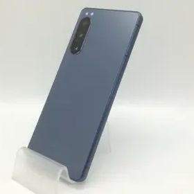 【中古】SONY docomo 【SIMフリー】 Xperia 5 IV 8GB 128GB SO-54C ブルー【福岡天神】保証期間１ヶ月【ランクB】