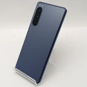 【中古】SONY docomo 【SIMフリー】 Xperia 5 IV 8GB 128GB SO-54C ブルー【三宮センター】保証期間１ヶ月【ランクC】