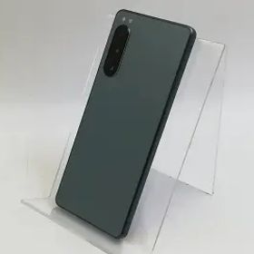 【中古】SONY au 【SIMフリー】 Xperia 5 IV 8GB 128GB SOG09 グリーン【大宮東口】保証期間１ヶ月【ランクC】