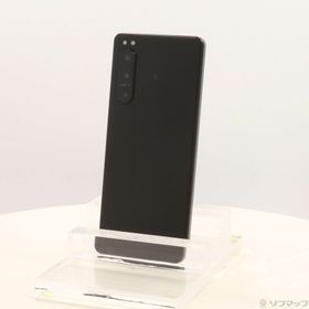 (中古)SONY Xperia 5 IV 256GB ブラック XQ-CQ44-B2JPCX0 SIMフリー(295-ud)