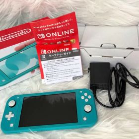 Nintendo Switch Lite 本体 ターコイズ 純正アダプター付き