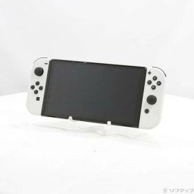 【中古】Nintendo(任天堂) Nintendo Switch 有機ELモデル Joy-Con(L)／(R) ホワイト 【258-ud】