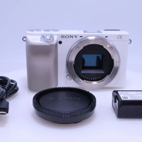 【7,927回 極美品】SONY α6100 ボディ ホワイト ILCE-6100 ミラーレス一眼
