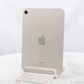ソフマップ 〔中古品〕 iPad mini 第6世代 64GB スターライト MK8C3J／A docomoロック解除SIMフリー【305】