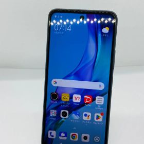 ★【訳あり品】 Xiaomi Redmi Note 10T 5G A101XM ブラック Softbank 管理:W0O_