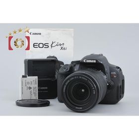 【中古】Canon キヤノン EOS Kiss X6i 18-135 レンズキット