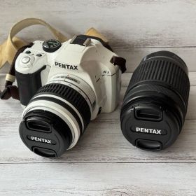 PENTAX K-x ホワイト デジタル一眼レフ 本体 ダブルレンズセット