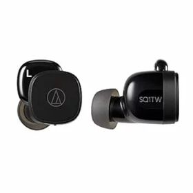 【中古】オーディオテクニカ ATH-SQ1TW ワイヤレスイヤホン bluetooth 急速充電対応 IPX4防水規格 最大19.5時間再生 低遅延 Fast Pair対応 マルチペアリ