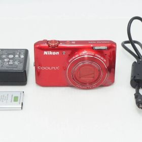 美品 Nikon ニコン COOLPIX S6400 コンパクトデジタルカメラ グロッシーレッド 260512r