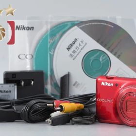 【中古】Nikon ニコン COOLPIX S6400 グロッシーレッド コンパクトデジタルカメラ