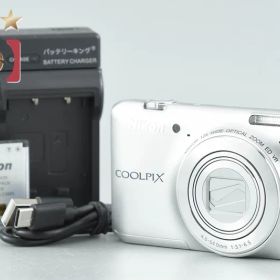 【中古】Nikon ニコン COOLPIX S6400 クリスタルシルバー コンパクトデジタルカメラ