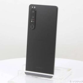 ソフマップ 〔中古品〕 Xperia 1 IV 256GB ブラック SO-51C docomo SIMフリー【258】