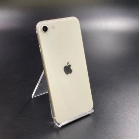 【全額返金保証】【最速発送】 iPhone SE（第3世代） 64GB スターライト SIMフリー 白ロム 美品 動作確認済 87%